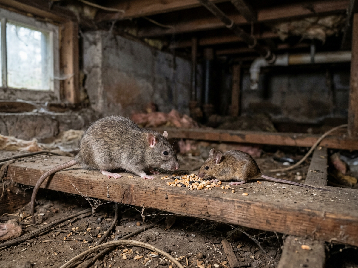 Identifying Norway Rats Versus House Mice In Thiells